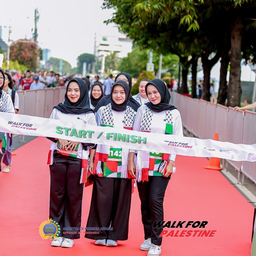 Race photo from WALK FOR PALESTINE