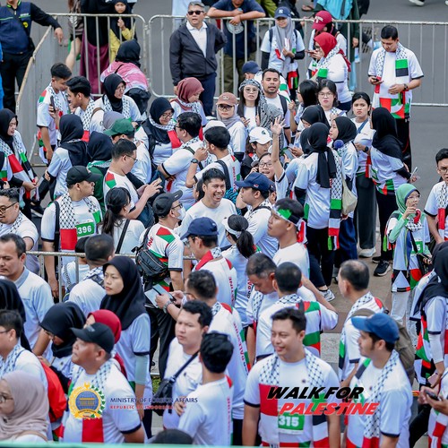 Race photo from WALK FOR PALESTINE
