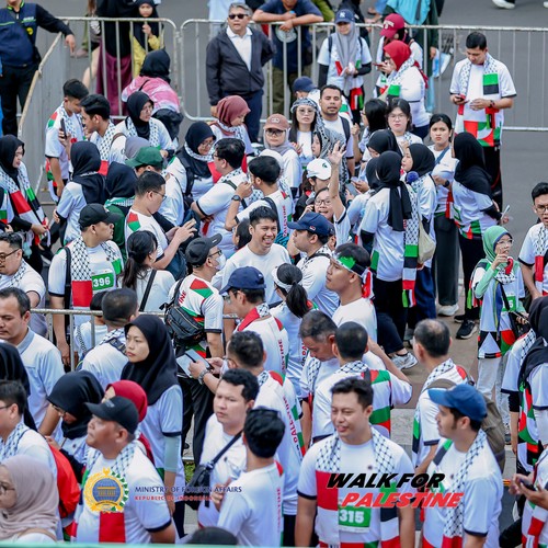 Race photo from WALK FOR PALESTINE
