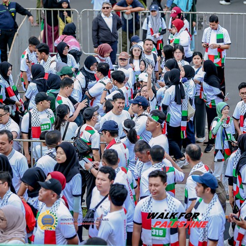 Race photo from WALK FOR PALESTINE