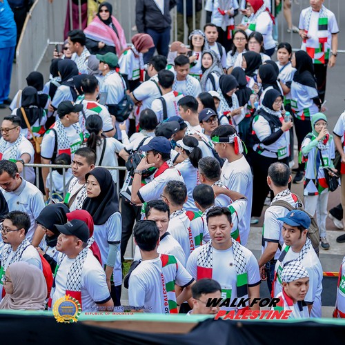 Race photo from WALK FOR PALESTINE