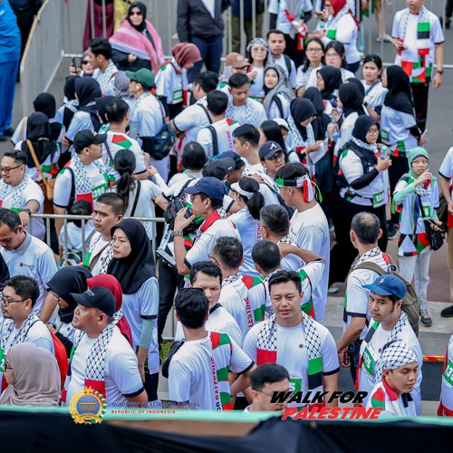 Race photo from WALK FOR PALESTINE