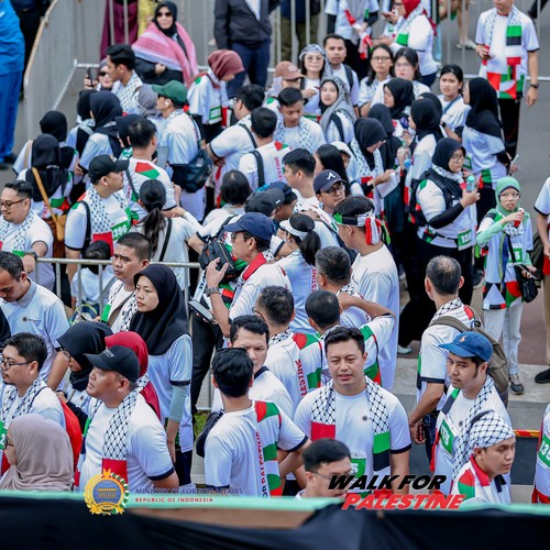 Race photo from WALK FOR PALESTINE