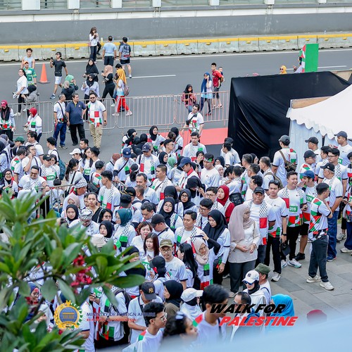 Race photo from WALK FOR PALESTINE