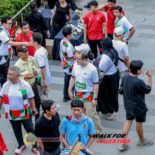 Race photo from WALK FOR PALESTINE