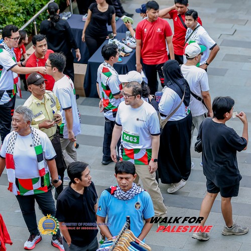 Race photo from WALK FOR PALESTINE