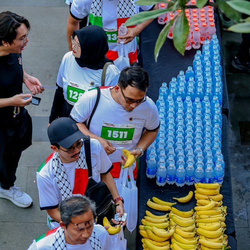 Race photo from WALK FOR PALESTINE