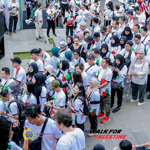 Race photo from WALK FOR PALESTINE