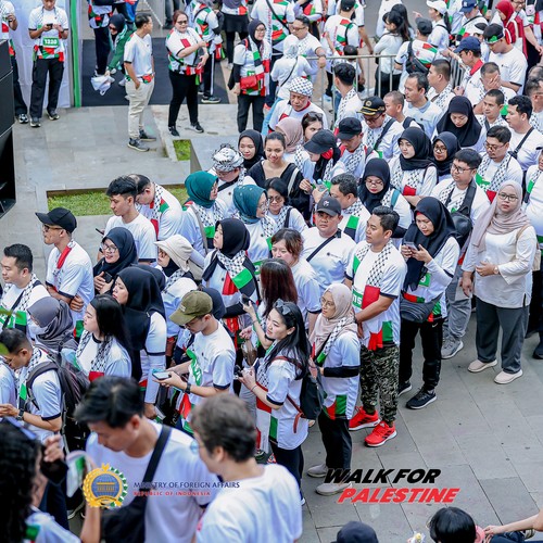 Race photo from WALK FOR PALESTINE