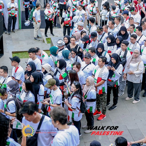 Race photo from WALK FOR PALESTINE