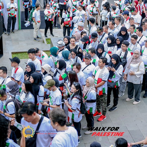 Race photo from WALK FOR PALESTINE