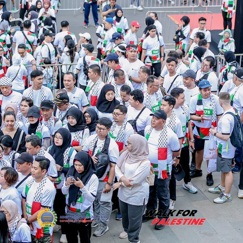 Race photo from WALK FOR PALESTINE