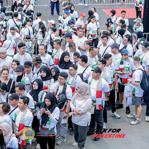 Race photo from WALK FOR PALESTINE