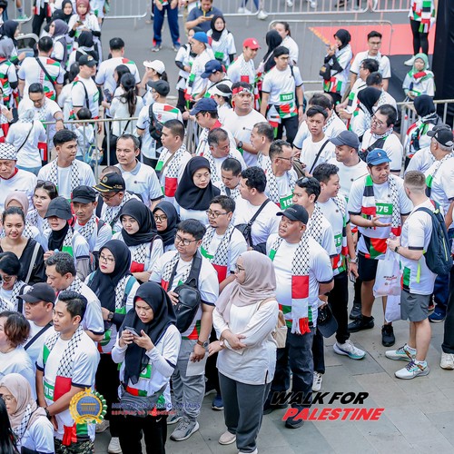 Race photo from WALK FOR PALESTINE