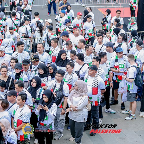Race photo from WALK FOR PALESTINE