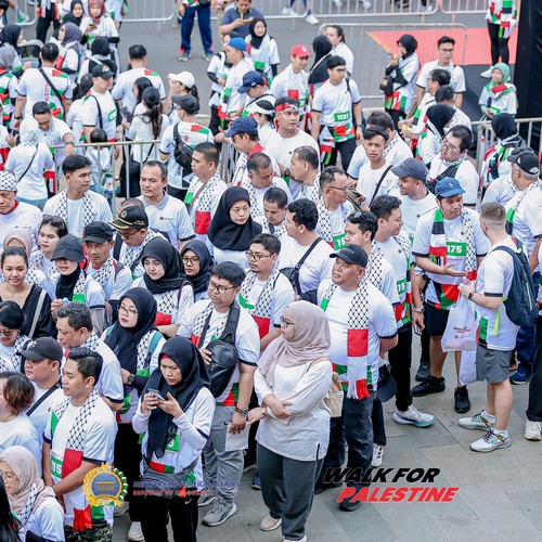 Race photo from WALK FOR PALESTINE