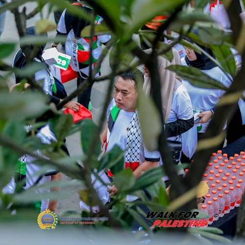 Race photo from WALK FOR PALESTINE