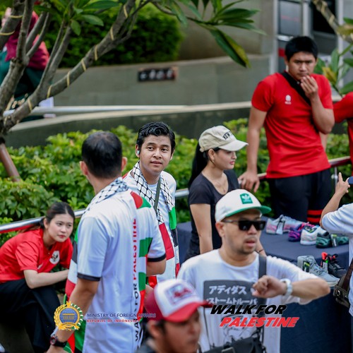 Race photo from WALK FOR PALESTINE