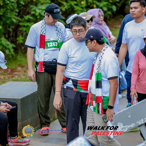 Race photo from WALK FOR PALESTINE