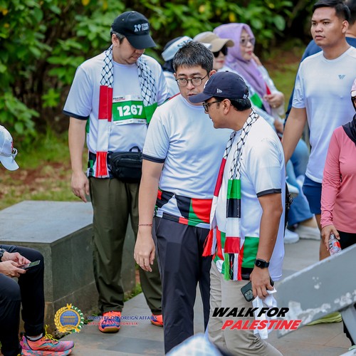 Race photo from WALK FOR PALESTINE