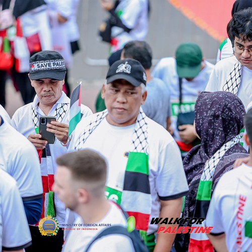 Race photo from WALK FOR PALESTINE