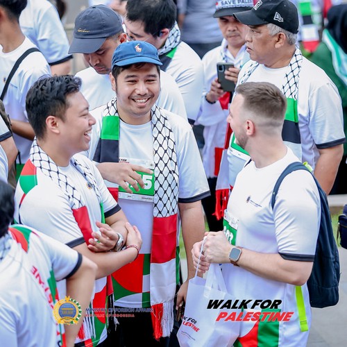 Race photo from WALK FOR PALESTINE