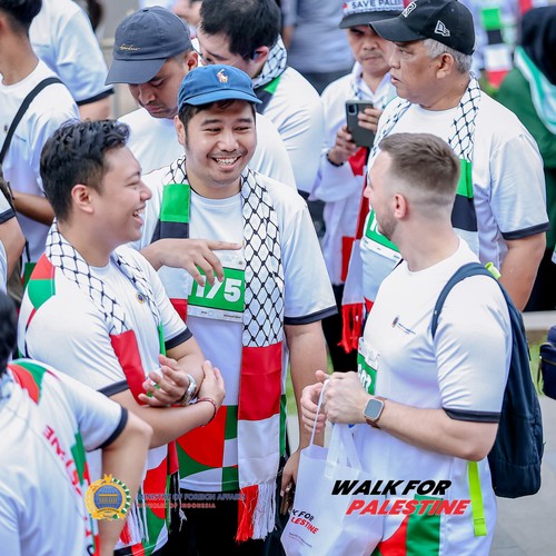 Race photo from WALK FOR PALESTINE