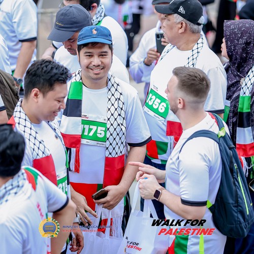 Race photo from WALK FOR PALESTINE