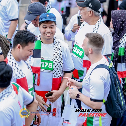 Race photo from WALK FOR PALESTINE