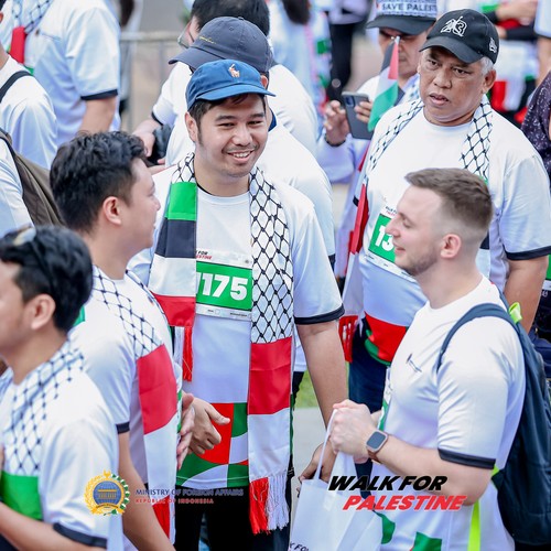 Race photo from WALK FOR PALESTINE