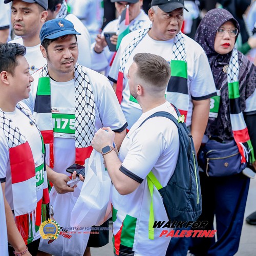 Race photo from WALK FOR PALESTINE