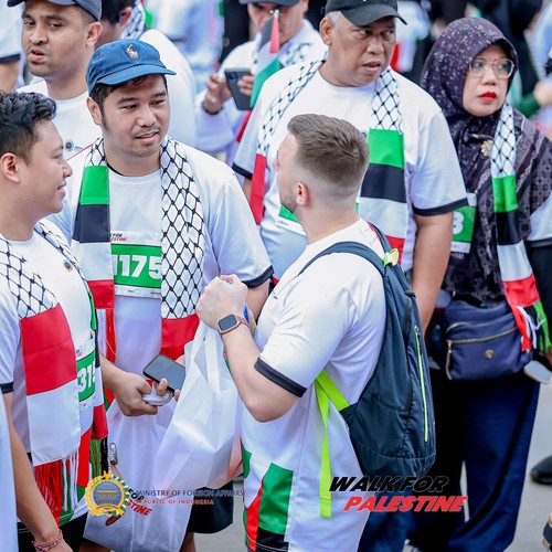 Race photo from WALK FOR PALESTINE