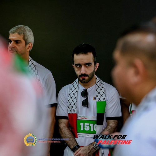 Race photo from WALK FOR PALESTINE