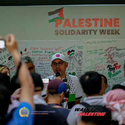 Race photo from WALK FOR PALESTINE