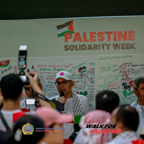 Race photo from WALK FOR PALESTINE