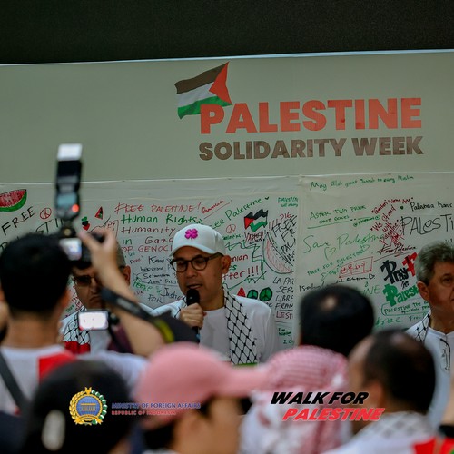 Race photo from WALK FOR PALESTINE