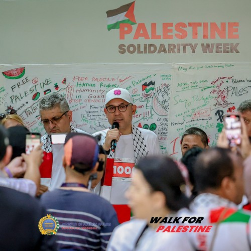 Race photo from WALK FOR PALESTINE