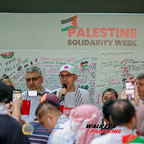 Race photo from WALK FOR PALESTINE