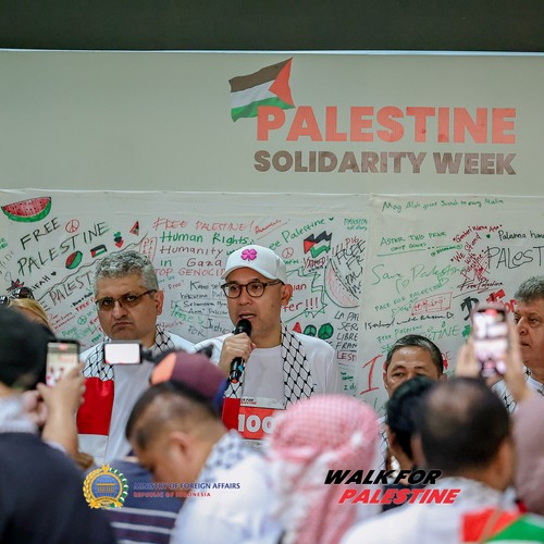 Race photo from WALK FOR PALESTINE