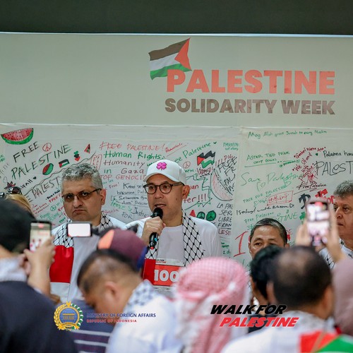 Race photo from WALK FOR PALESTINE