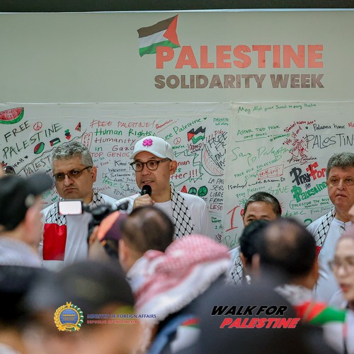 Race photo from WALK FOR PALESTINE