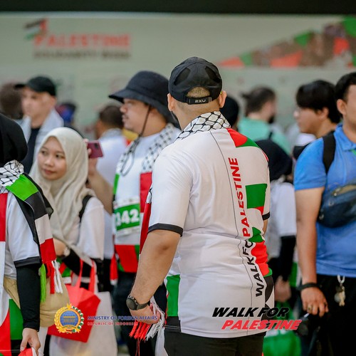 Race photo from WALK FOR PALESTINE