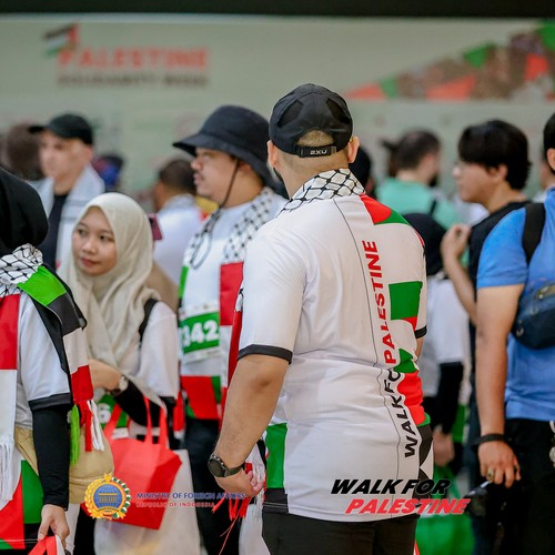 Race photo from WALK FOR PALESTINE