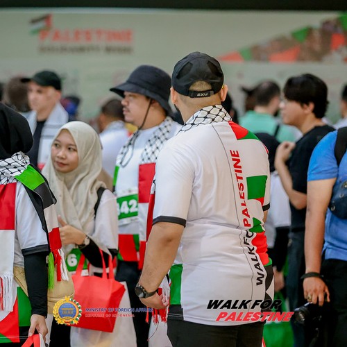 Race photo from WALK FOR PALESTINE