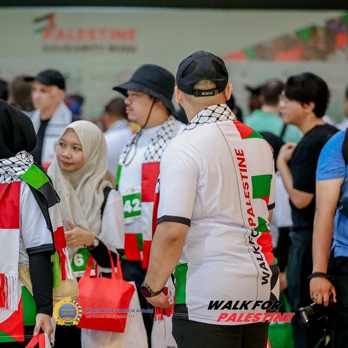 Race photo from WALK FOR PALESTINE