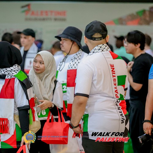 Race photo from WALK FOR PALESTINE