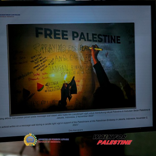 Race photo from WALK FOR PALESTINE
