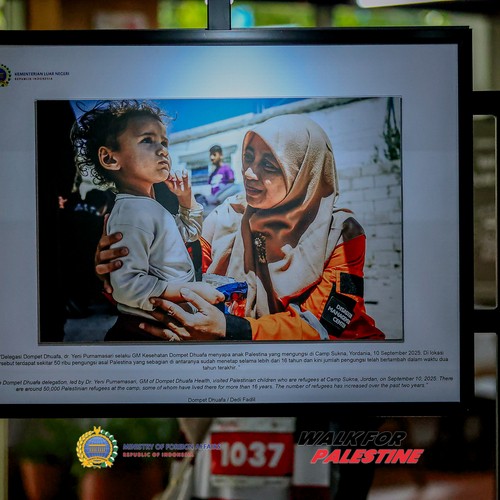 Race photo from WALK FOR PALESTINE