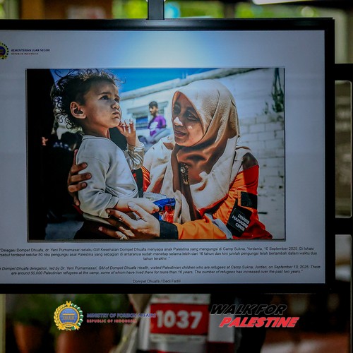 Race photo from WALK FOR PALESTINE