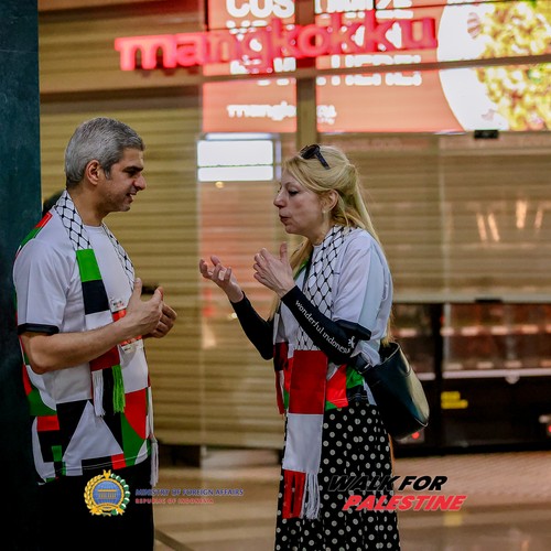 Race photo from WALK FOR PALESTINE